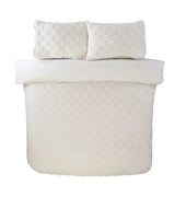 Luxury Check Teddy Duvet Set