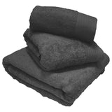 Luxurious and absorbent 100% cotton bath sheet in elegant grey color