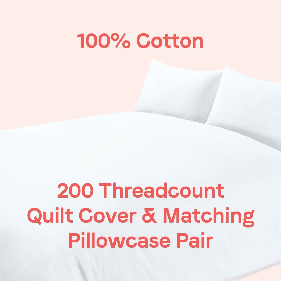 Set of two 600GSM Happy Home 100% cotton bath towels, featuring plush and absorbent material ideal for everyday use