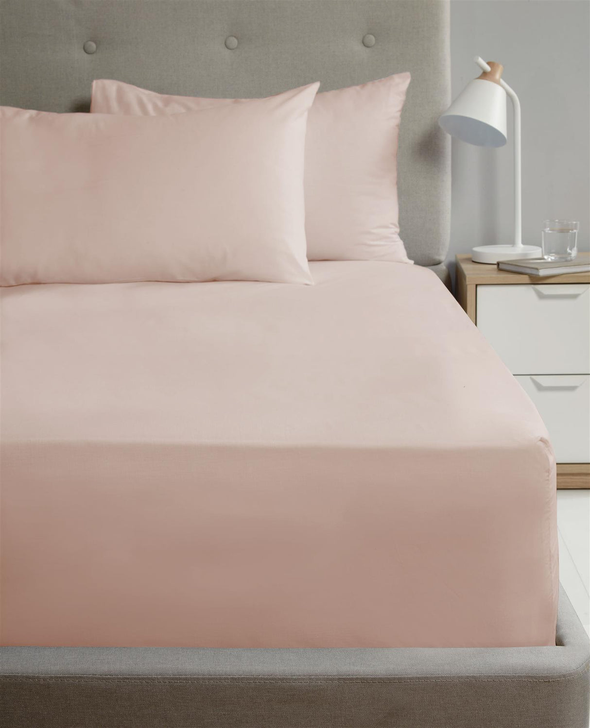 High-quality percale pillowcases offering a smooth, non-iron surface for effortless maintenance and comfort