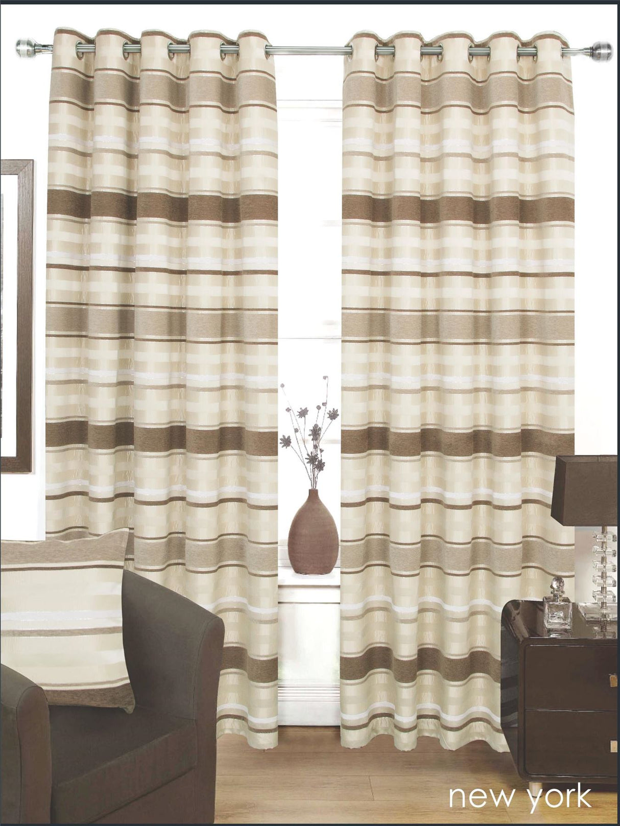 Lined energy efficient curtains