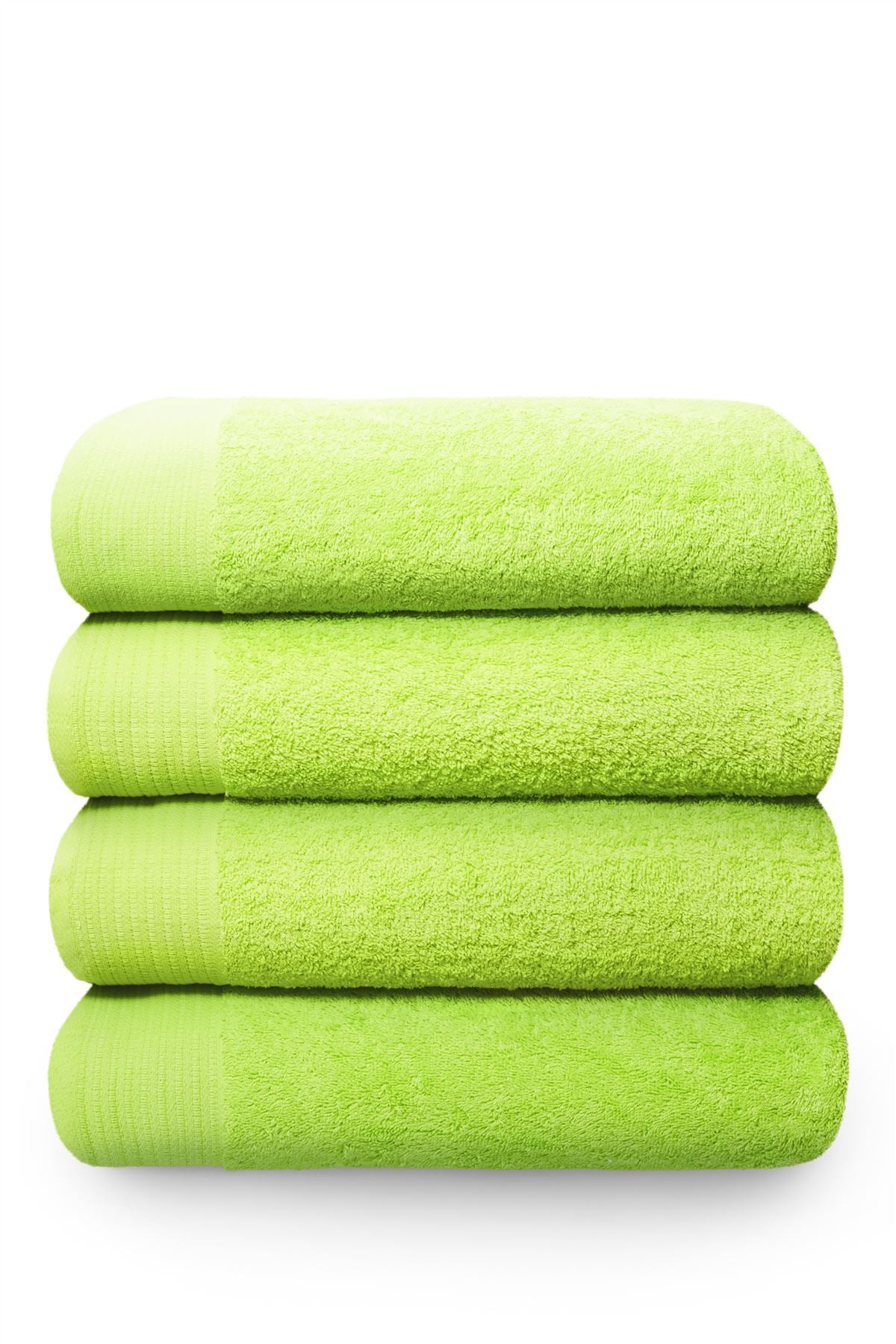 Luxurious Happy Home Lime Bath Mat made from 100% combed cotton