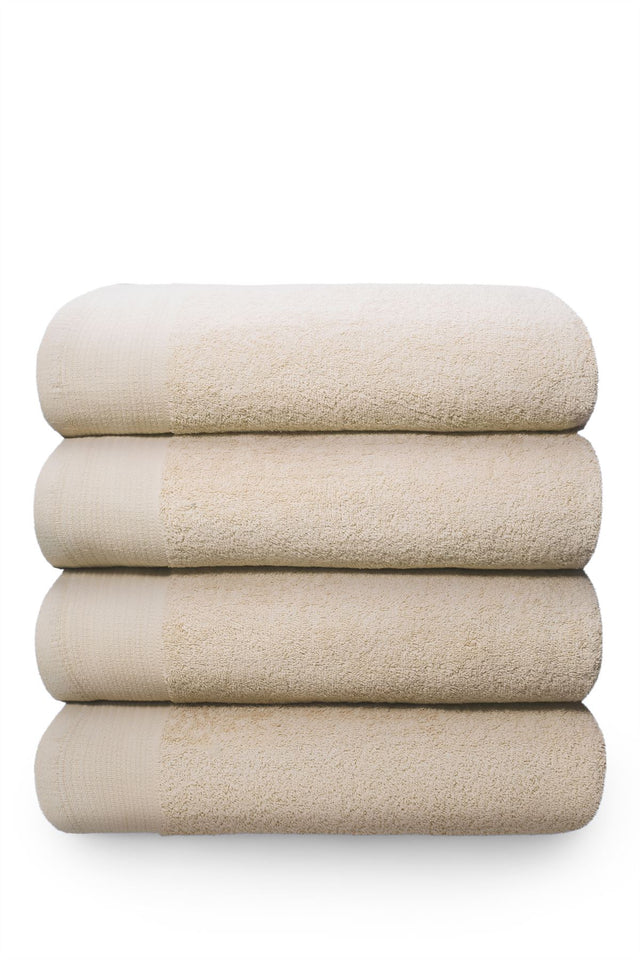 Happy Home 100% Cotton 600GSM Bath Towel Biscuit soft and absorbent luxury towel for your bathroom