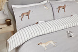 Durable, non-iron machine washable Paws & Tails duvet set with popper closure and fully reversible design