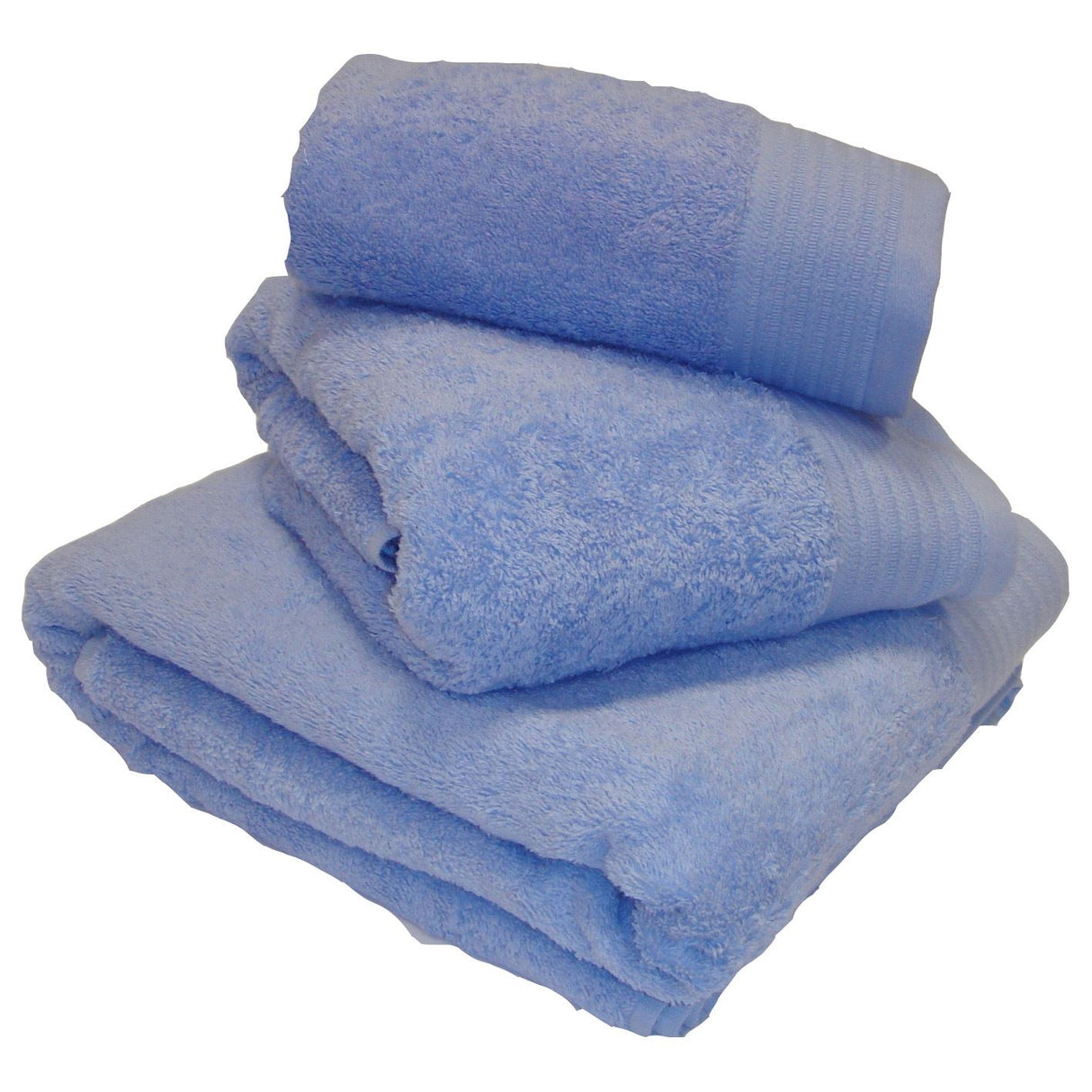 Luxuriously soft and absorbent 100% cotton bath sheet in vibrant blue