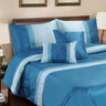 Monaco Filled Cushion designed with geometric embroidery and lavish sequin trims