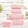 Pair of textured waffle bath sheets in 90x140cm, perfect for luxurious bathroom decor