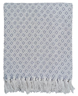 Comfortable Eden Cotton Throw available in multiple sizes, made from eco-friendly regenerated cotton fibres
