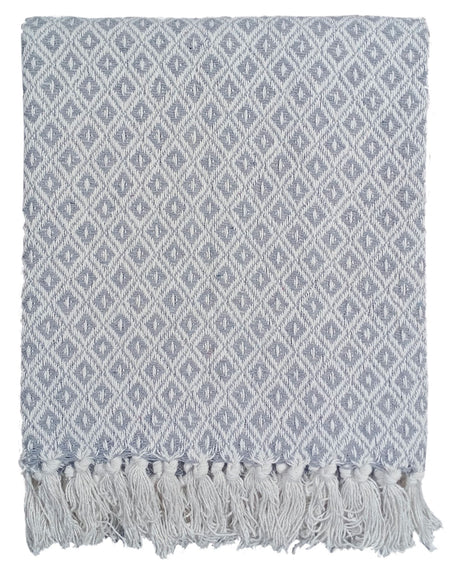 Comfortable Eden Cotton Throw available in multiple sizes, made from eco-friendly regenerated cotton fibres