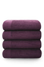Happy Home 100% Cotton 600GSM Bath Towel Damson