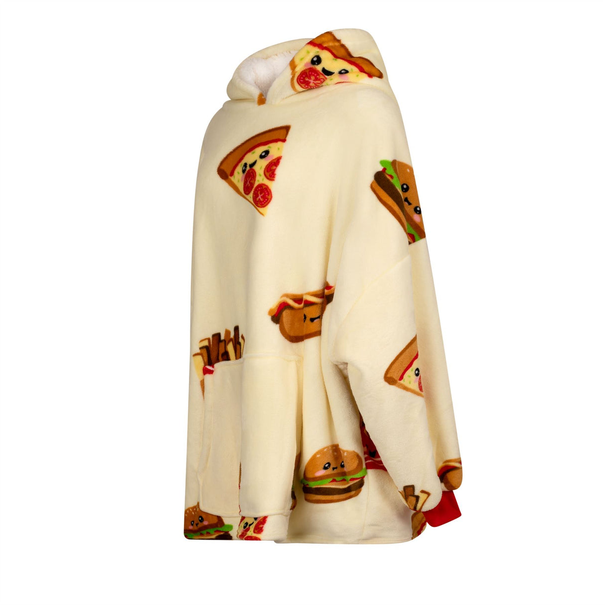 Fast Food Fleece Hoodie Multi - cozy and stylish apparel for casual wear