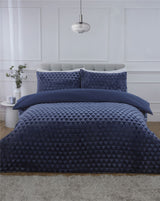 Diamond Cut Velvet Duvet Set