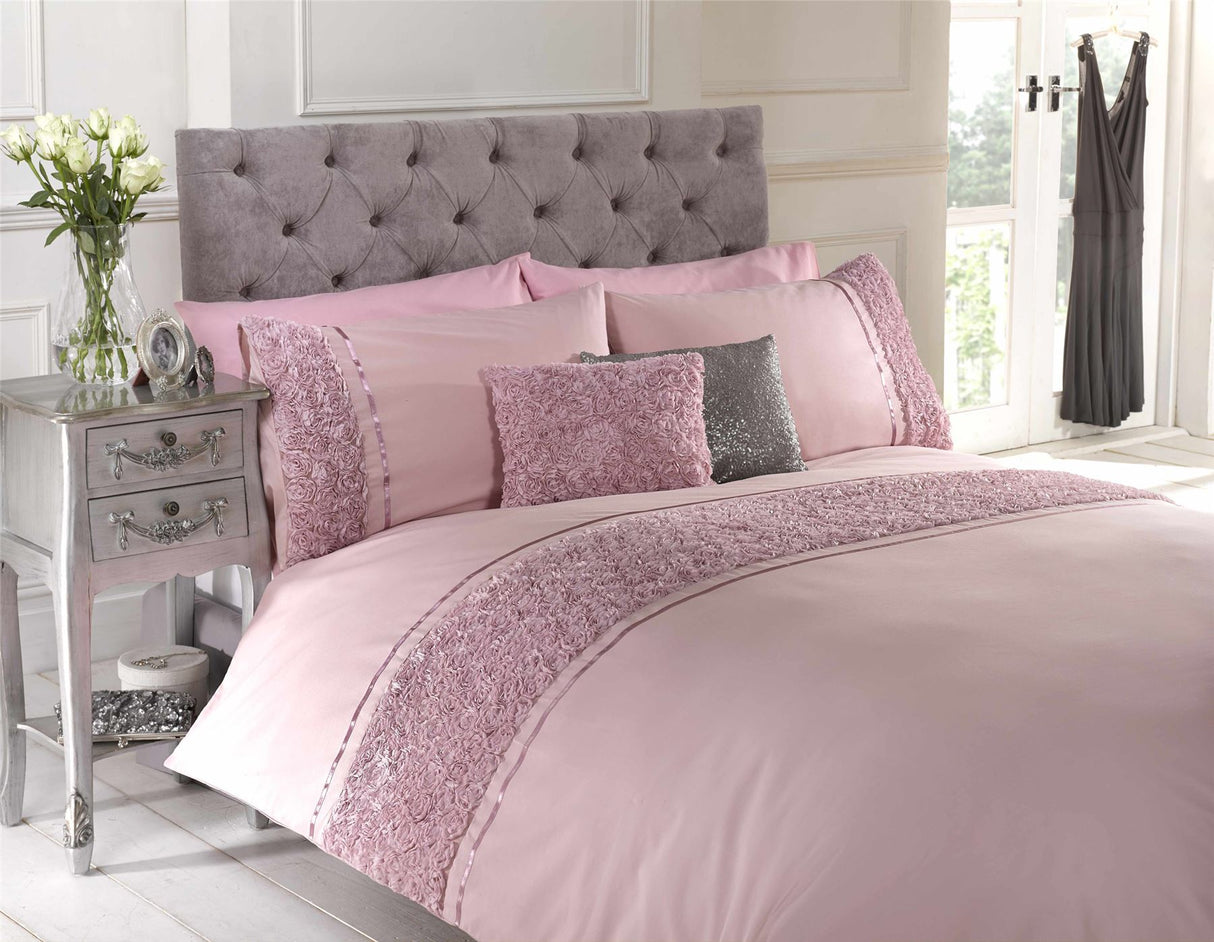 Double duvet cover with two matching pillowcases