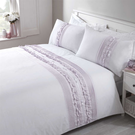 Close-up of the Tilly Duvet Set highlighting its sleek, contemporary style with subtle minimalistic details