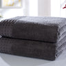 Luxurious white Retreat Towel with hotel-style waffle trim for a fresh feel