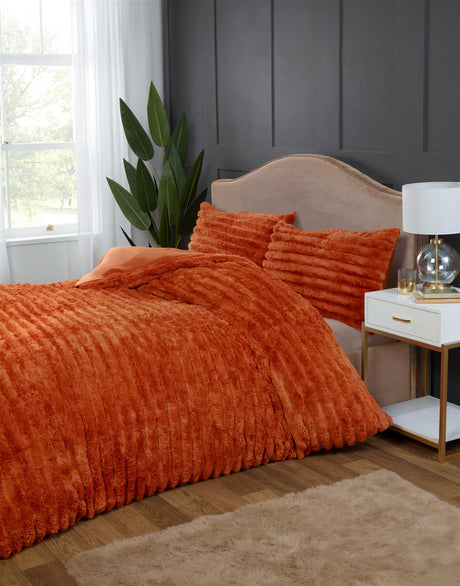 Detailed shot of the plush faux-fur surface emphasizing its softness and high-quality texture