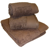  Luxurious Happy Home 100% Cotton 600GSM Bath Sheet Chocolate towel with thick, lofty pile for softness and absorbency Durable and long-lasting