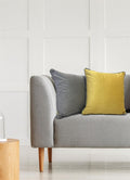Piped Velvet Filled Cushion 43X43Cm