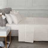 Beautifully crafted fitted sheet with a perfect fit, offering both luxury and practicality for your bedroom