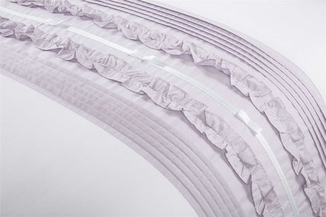 Detailed shot of the Tilly Duvet Set’s fabric texture, emphasising its high-quality material and minimalistic design