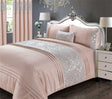 The glitzy charleston boudoir cushion with luxe satin fabric and glitter sparkle embellishment