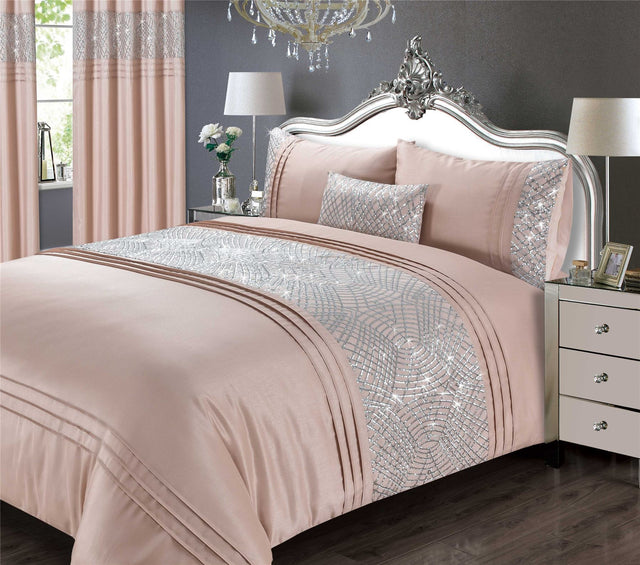 The glitzy charleston boudoir cushion with luxe satin fabric and glitter sparkle embellishment