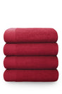 Happy Home 100% Cotton 600GSM Bath Towel Red 