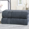 Set of two royal velvet bath towels measuring 70x120cm with plush cotton weave for ultimate comfort