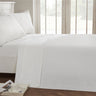 Brightly coloured brushed cotton sheet set in a vibrant red shade, highlighting its easycare and heat retention qualities