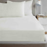 Charcoal fitted sheet from the Happy Home Budget range, soft, cosy, and easycare for a restful night
