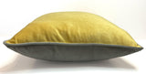 Piped Velvet Filled Cushion 43X43Cm