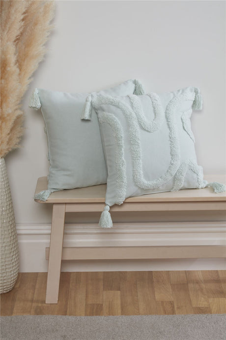 Luxurious Cabana Tufted Filled Cushion featuring intricate tufted detailing and elegant design