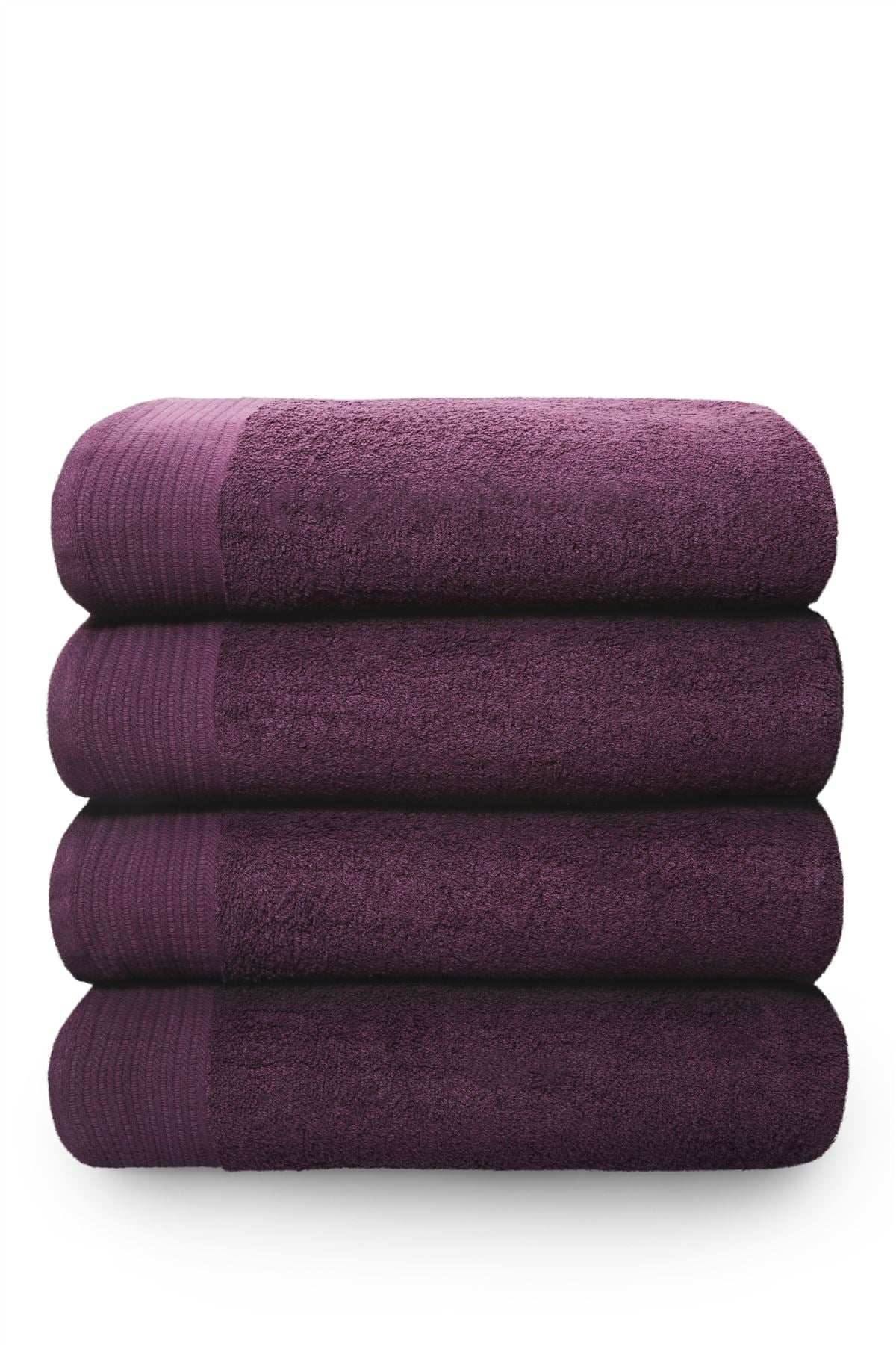 Damson pedestal mat with 600gsm cotton, soft to touch and durable