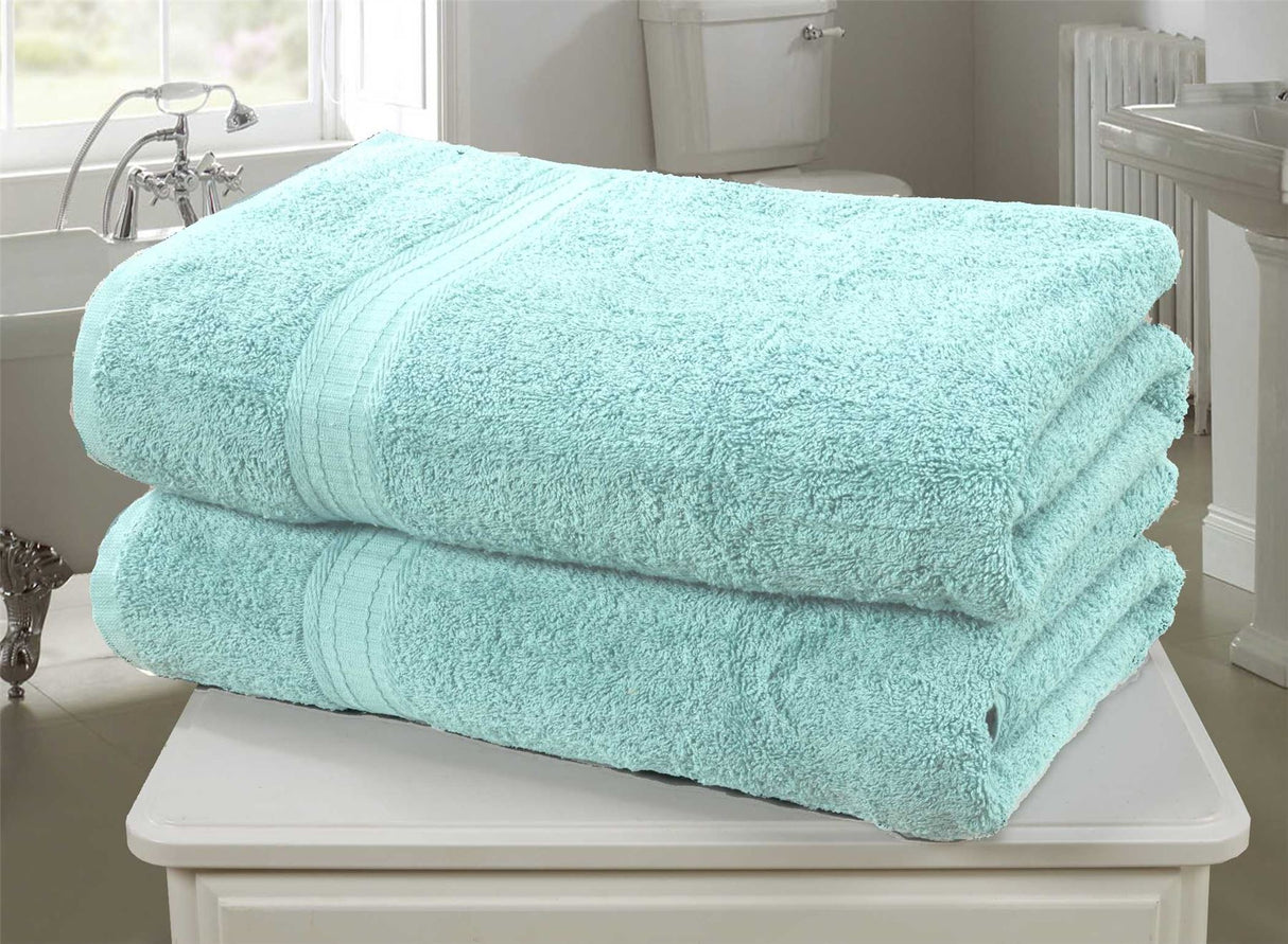 Luxuriously soft and comfortable royal kensington bath sheet with stylish border