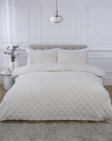 Luxury Check Teddy Duvet Set