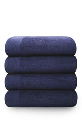 Happy Home 100% Cotton 600GSM Bath Sheet Denim in luxurious blue