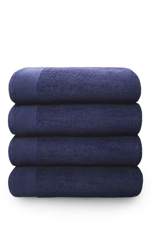 Happy Home 100% Cotton 600GSM Bath Sheet Denim in luxurious blue