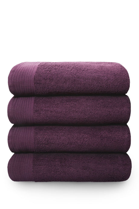 High-quality, durable damson 100% cotton 600gsm super sheet for a happy home