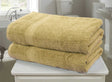 Luxurious 500gsm combed cotton bath sheet with stylish woven border