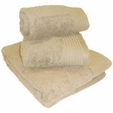 Happy Home 100% Cotton 600GSM Bath Sheet Biscuit - Large, soft, absorbent, luxurious towel for your bathroom