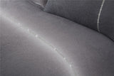 The duvet cover draped over a bed, illustrating its soft teddy fleece fabric and stylish design