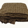 Luxurious Zara Throw featuring 100% cotton chenille with a classic basket weave pattern