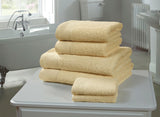Yellow 100% Cotton Bath Towel with 600GSM for Luxurious Home Spa Experience