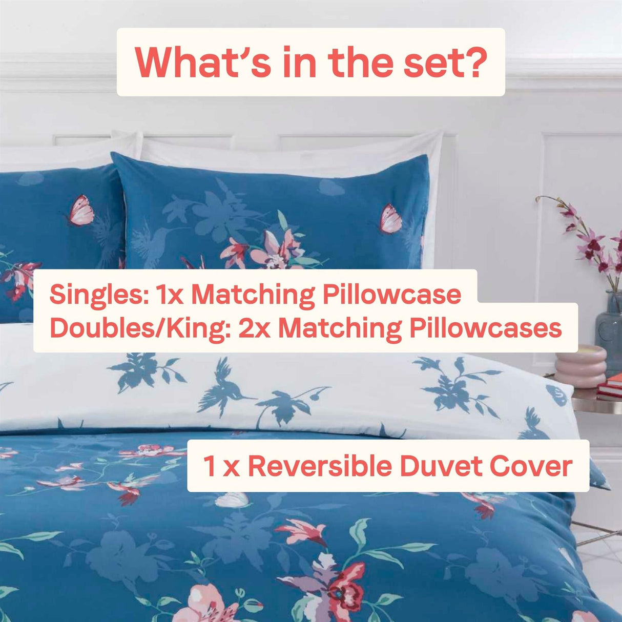 Hummingbird Duvet Set