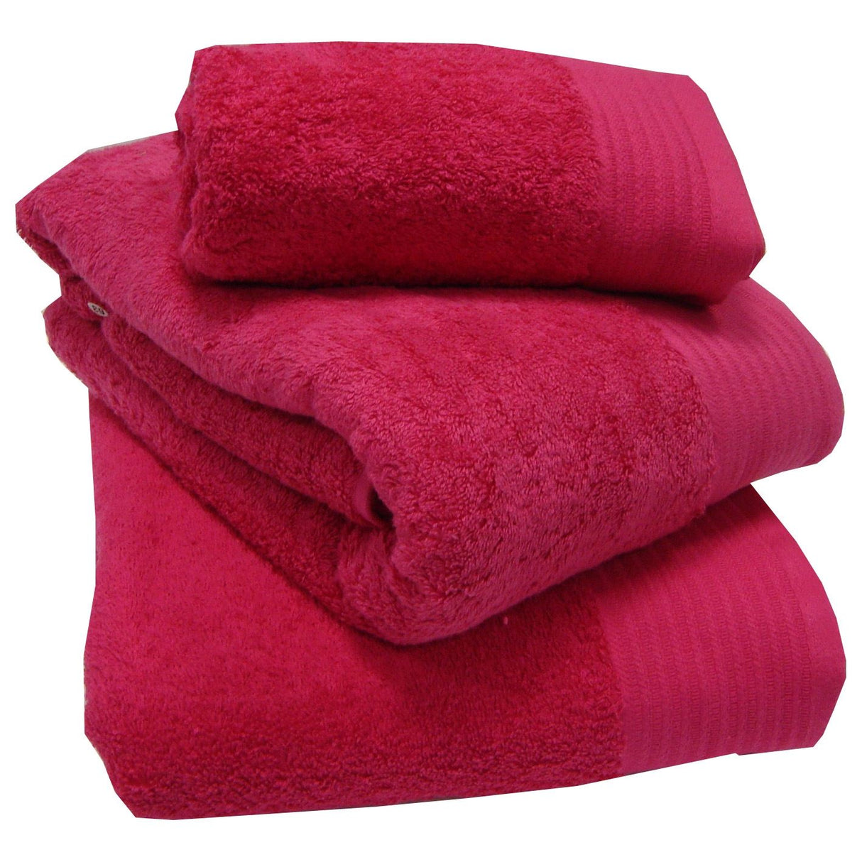 Luxurious and durable Fuschia bath sheet made from 100% combed cotton
