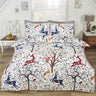 Reversible skandi-inspired design featuring cute rabbits and squirrels 
