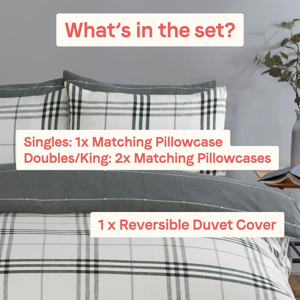 Harris Check Duvet Set