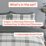 Harris Check Duvet Set