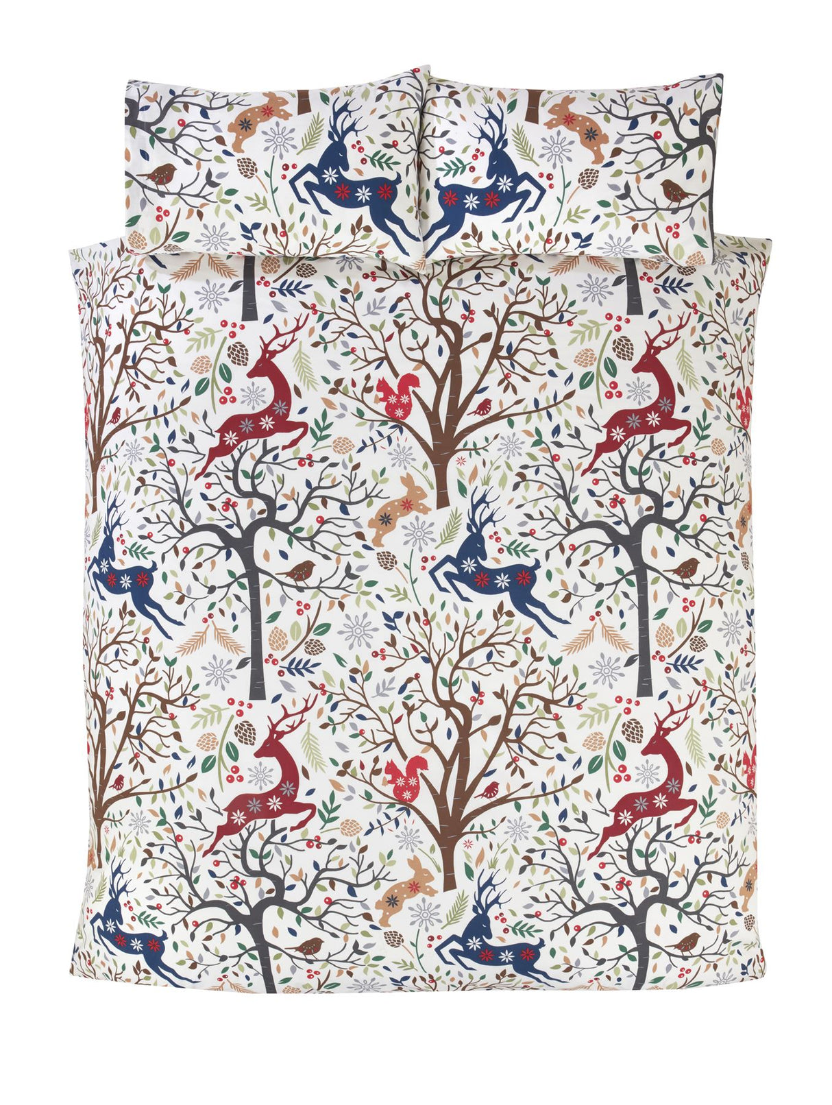 Single size Tatton Duvet Cover with matching pillowcases and popper closure 