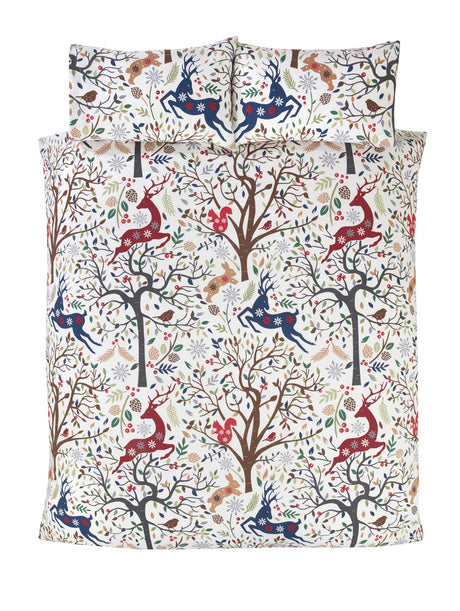 Single size Tatton Duvet Cover with matching pillowcases and popper closure 